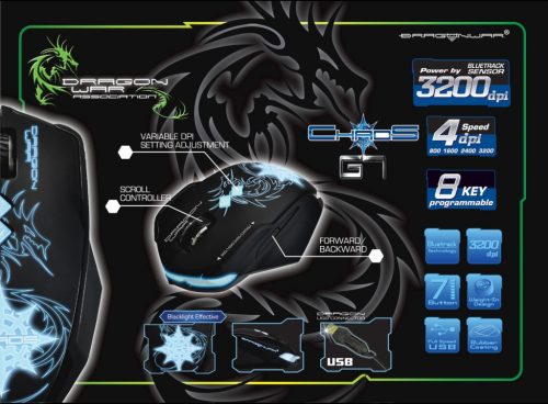 Dragon War Chaos ELE-G7 Black