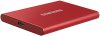 Samsung 500GB USB3.2/USB Type-C T7 Metallic Red