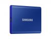 Samsung 500GB USB3.2/USB Type-C T7 Indigo Blue