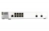 QNAP QSW-M2108-2S Entry-level 10GbE and 2.5GbE Layer 2 Web Managed Switch for SMB Network Deployment