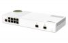 QNAP QSW-M2108-2S Entry-level 10GbE and 2.5GbE Layer 2 Web Managed Switch for SMB Network Deployment