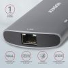 AXAGON HMC-6M2 SuperSpeed USB-C Combo 6in1 Hub