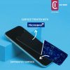 Cellularline Antimicrobial Protective Tempered Glass Antibiom for Samsung Galaxy A51, Black