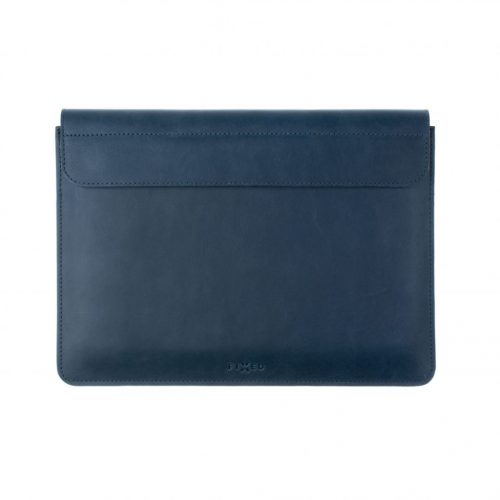 FIXED Bőrtok Oxford for Apple MacBook Air Retina (2018/2019/2020) 13" Kék