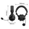 Ewent EW3564 Over-ear Stereo Headset Black