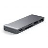 Satechi Type-C Pass-Through USB Hub Space Gray