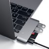 Satechi Type-C Pass-Through USB Hub Space Gray