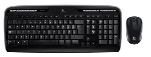 Logitech MK330 Wireless billentyűzet + optikai egér Black US