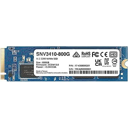 Synology 800GB M.2 2280 NVMe SNV3410