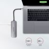 AXAGON HMC-5 Superspeed USB-C Speedster 5H HUB Silver