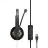 Sennheiser / EPOS IMPACT SC 60 USB ML Double-Sided USB Headset Black