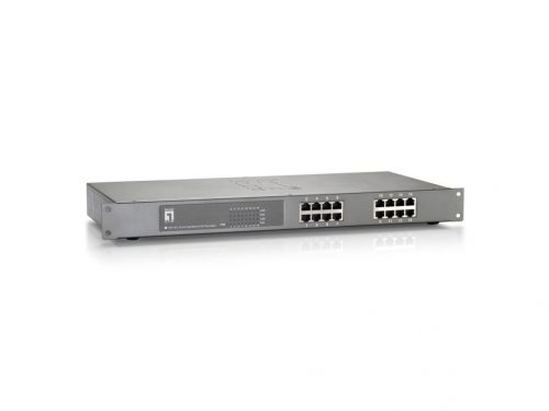 LevelOne FEP-1612W120 16-Port Fast Ethernet PoE Switch