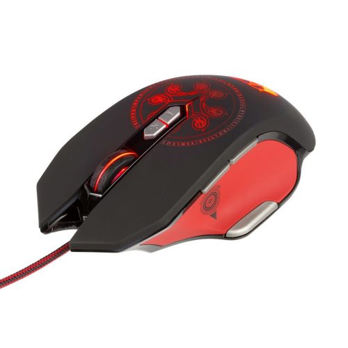 KONIX Drakkar Heimdall Gaming mouse Black/Red