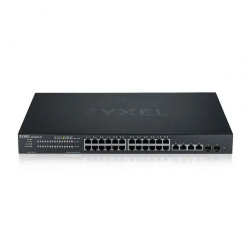 ZyXEL XMG1930-30 24-Port 2.5G Multi-Gig Lite-L3 Smart Managed Switch with 6-port 10G Uplink (4 Copper/2 SFP+)