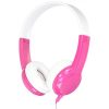 BuddyPhones Discover Headphones for Kids Pink/White