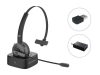 Conceptronic  POLONA03BDA Wireless Bluetooth Mono Headset with Charging Dock Black