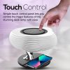 Promate  HomeCloud 3-in-1 Cloud Design Wireless Speaker with LED Nightlight and Wireless Charger Black/White