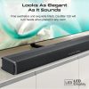 Promate  CastBar-120 120W Ultra-Slim SoundBar with Built-in Subwoofer Black