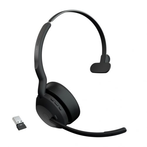 Jabra Evolve2 55 MS Mono with Link380a Bluetooth Headset Black