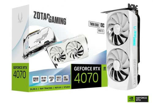 Zotac GeForce RTX4070 12GB DDR6X Twin Edge OC White