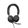 Jabra Evolve2 40 SE USB-C UC Stereo Headset + Ext. Cord Black