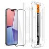 Spigen iPhone 15 Plus Glass tR EZ Fit FC Black (2 Pack)