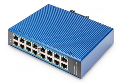 Digitus 16 Port 10/100/1000Mbps Gigabit Ethernet Network Switch Blue