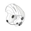 Interphone U-COM3 Bluetooth headset for closed and open helmets