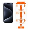 Mobile Origin Orange Screen Guard iPhone 15 Pro Max/15 Plus with easy applicator, 2 pack