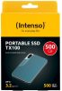 Intenso 500GB USB3.2 Type-C External SSD TX100 Grey/Blue