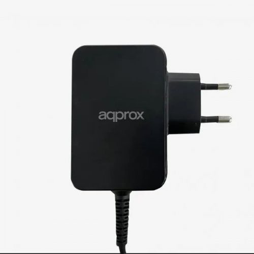 Approx 65W power adapter for laptops, tablets & smartphones Type C Black