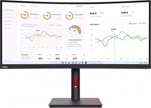 Lenovo 34" ThinkVision T34w-30 LED Curved