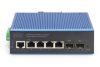 Digitus Industrial 4+2-Port L2 managed Gigabit Ethernet PoE Switch