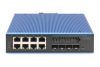 Digitus Industrial 8 + 4 10G Uplink Port L3 managed Gigabit Ethernet Switch