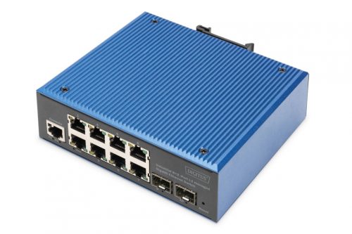 Digitus  Industrial 8+2 -Port L2 managed Gigabit Ethernet Switch