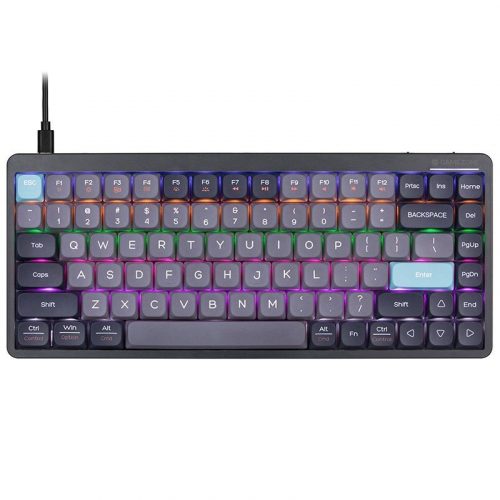 Tracer FINA 84 GameZone Red Switch Rainbow Mechanical Keyboard Blackcurrant US