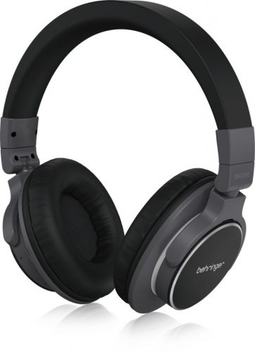 Behringer BH470NC Premium High-Fidelity Headphones with Bluetooth Connectivity and Active Noise Cancelling Black/Grey