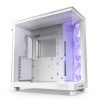 NZXT H6 Flow RGB (2023) Tempered Glass Matte White