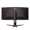 AOC Ívelt Gaming 144Hz VA monitor 34" CU34G2X/BK, 3440x1440, 21:9, 300cd/m2, 1ms, 2xHDMI/2xDisplayPort/4xUSB