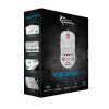 WHITE SHARK GM-5007W GALAHAD gamer egér, fehér, 6400 dpi