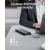 ANKER Powerbank PowerCore III Elite 25600mAh, 87W, USB-C, USB-A, fekete - A1291H11