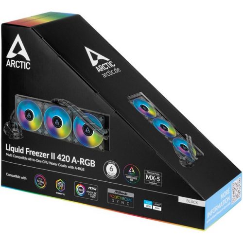 ARCTIC COOLING CPU hűtő Liquid Freezer 420 II A-RGB (vízhűtés), Univerzális