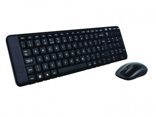 Logitech MK220 wireless billentyűzet + optikai egér Black HU