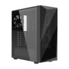 COOLER MASTER Ház, Mid Tower ATX CMP 520L, 1db Ventilátorral, Tápegység nélkül, Edzett üveg, fekete