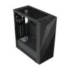 COOLER MASTER Ház, Mid Tower ATX CMP 520L, 1db Ventilátorral, Tápegység nélkül, Edzett üveg, fekete