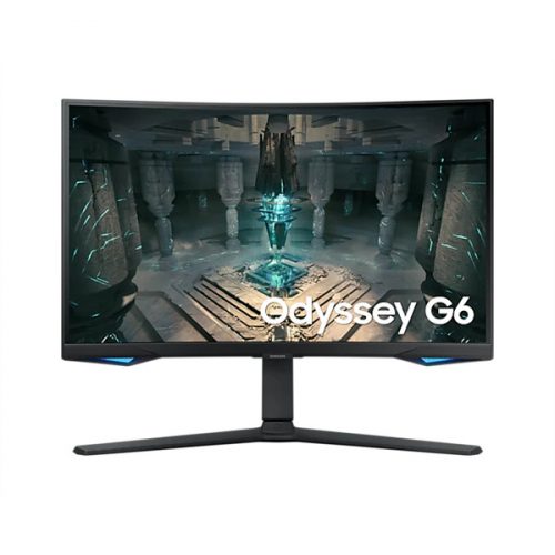 SAMSUNG Ívelt Gaming&Smart 240Hz VA monitor 32" G65B, 2560x1440, 16:9, 350cd/m2, 1ms, DP/2xHDMI/2xUSB/LAN/WiFi/BT, Pivot