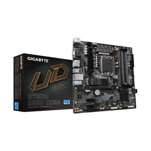 GIGABYTE Alaplap S1700 B760M DS3H DDR4 INTEL B760, mATX