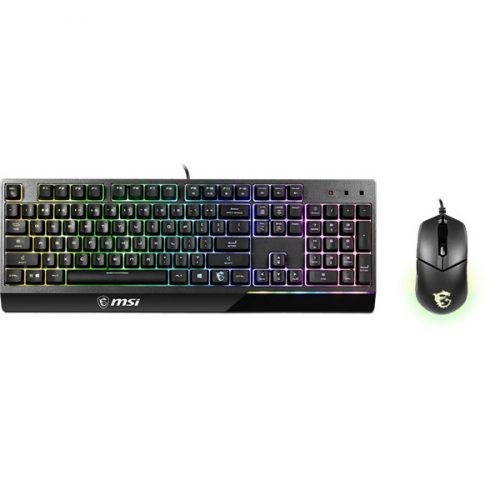 MSI ACCY VIGOR GK30 COMBO Gaming Keyboard + Optical Mouse, HUN, Black