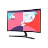 SAMSUNG Ívelt VA monitor 24" S36C, 1920x1080, 16:9, 250cd/m2, 4ms, HDMI/VGA