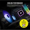 CORSAIR CPU hűtő iCUE H60x RGB ELITE (vízhűtés), 1 Ventilátoros, LGA1700 támogatással, fekete